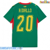Camisa de time de futebol Senegal Habib Diallo #20 Replicas 2º Equipamento Feminina Mundo 2026 Manga Curta